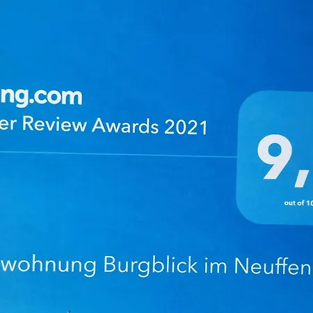 شقة Burgblick Im Neuffener Tal Mit Sauna Und Wallbox